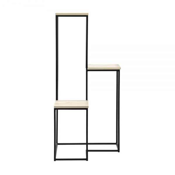 Подставка для цветов Горка 65х60,5x128 см черный 