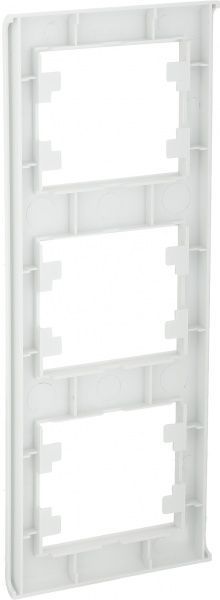 Рамка трехместная Makel Manolya вертикальная белый