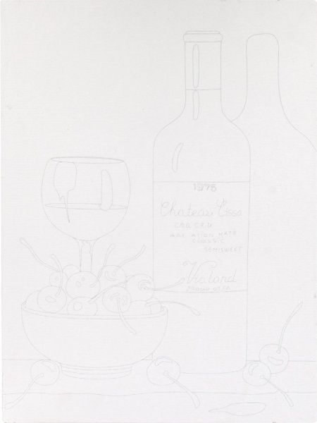 Холст на картоне с контуром Натюрморт № 21 Rosa Talent 