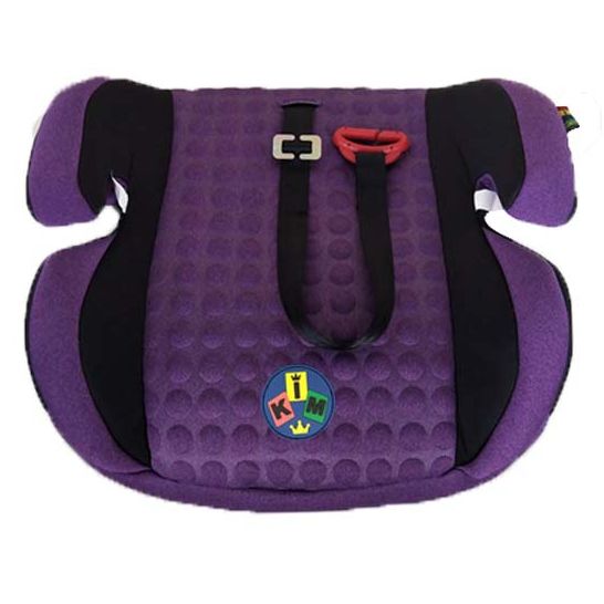 Автокресло-бустер Happy Baby KIM фиолетовый с черным HB605
