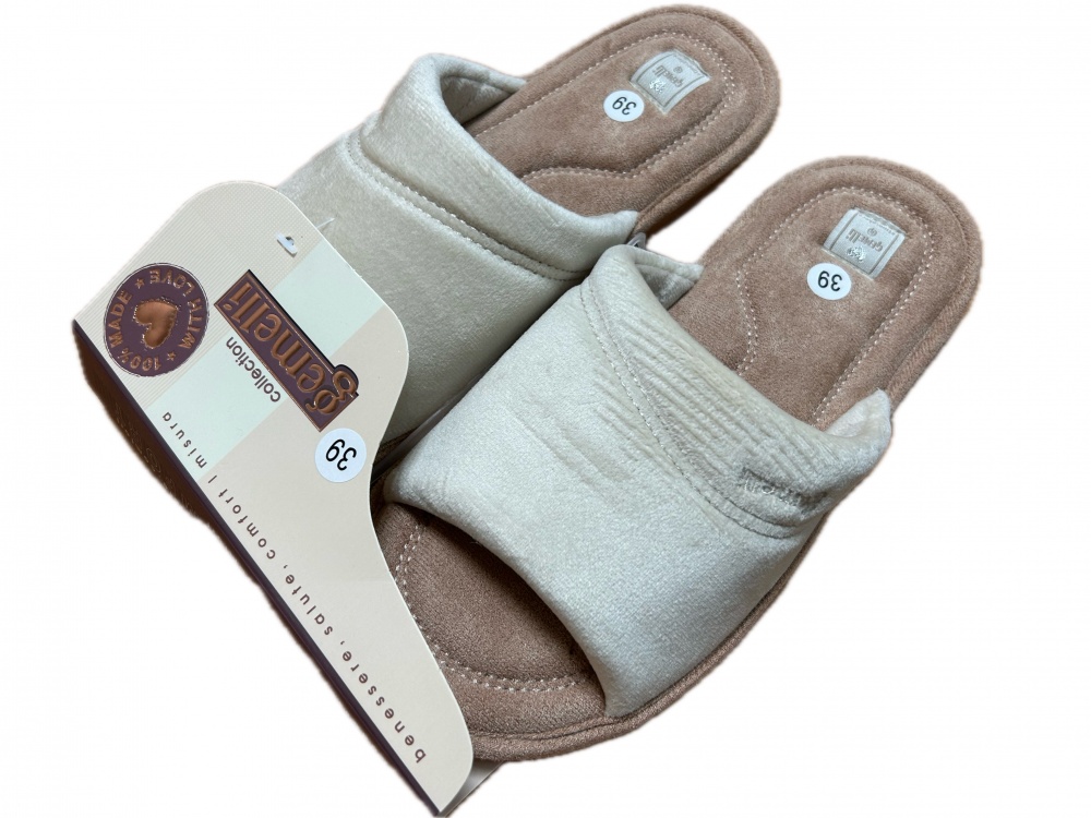 Тапки домашние Gemelli Алисия р.41 бежевый