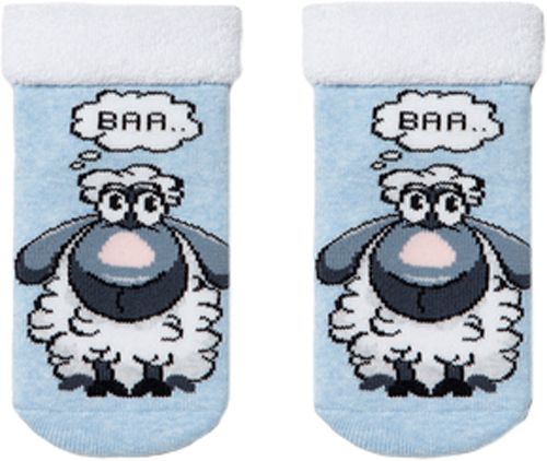 Носки детские Conte-Kids CK SOF-TIKI (с отворотом) 6С-19СП р.12 светло-голубой 