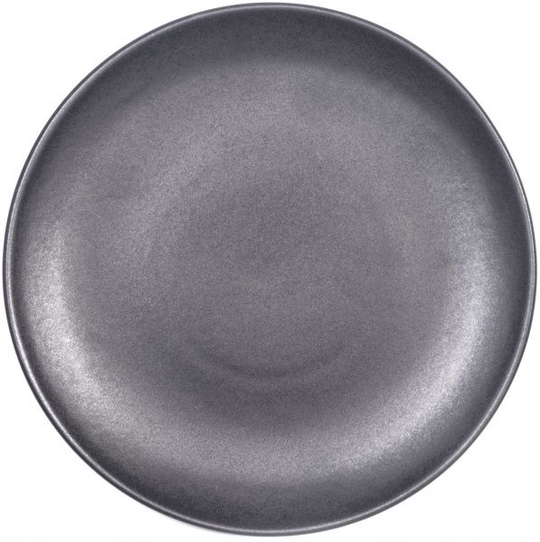 Тарелка 28 см Блек Мат Manna Ceramics