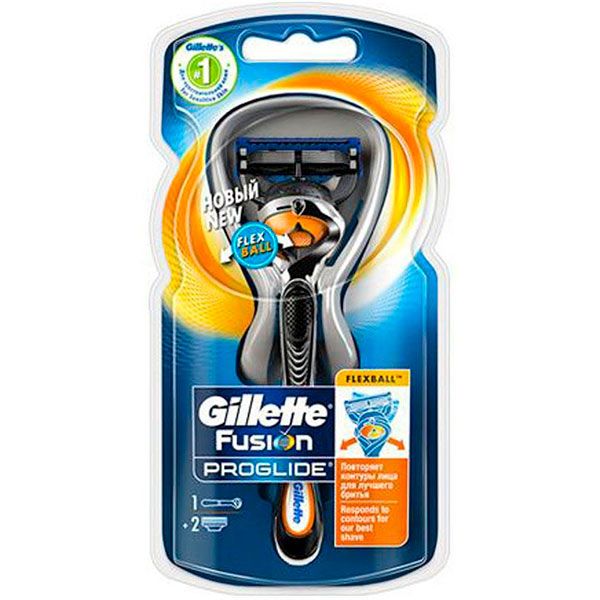 Станок для гоління Gillette Fusion 5 Proglide Flexball зі змінними картриджами 2 шт.
