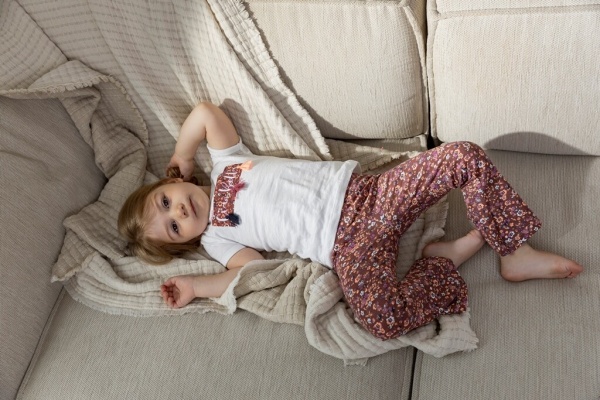 Футболка для девочек Dirkje р.86 белый с рисунком T46436-35 