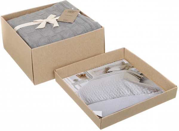 Покрывало Lagos 230x270 см Antonio Pereira серый 