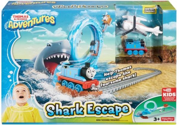 Игровой набор Hot Wheels побег от акулы DVT12