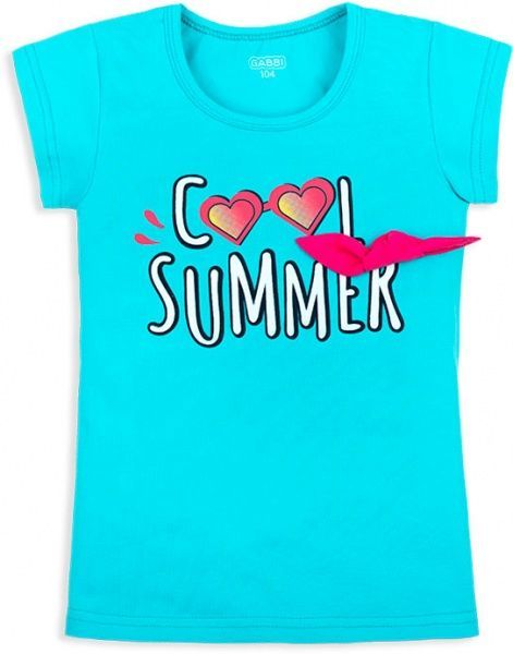 Футболка GABBI FT-20-16-1/1 Морський гламур р.104 ментоловий 12186 