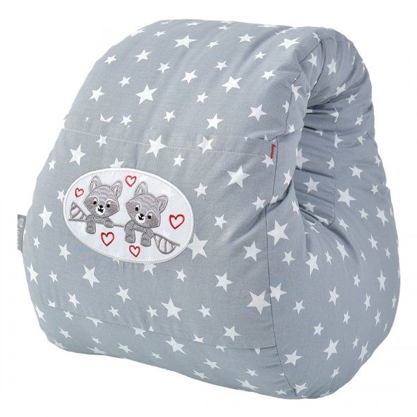 Подушка для кормления IDEIA Mini Звезда 28х30 см серый 