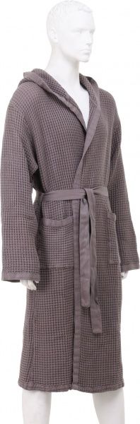 Халат мужской La Nuit Stone Wash р. L кофейный 