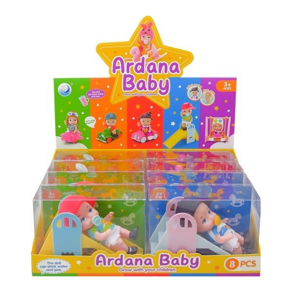 Кукольный набор Baby Ardana A702A с горкой, 4 шт. в ассортименте