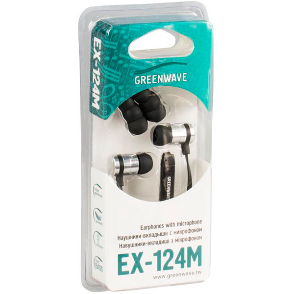 Гарнітура GreenWave EX-124M black