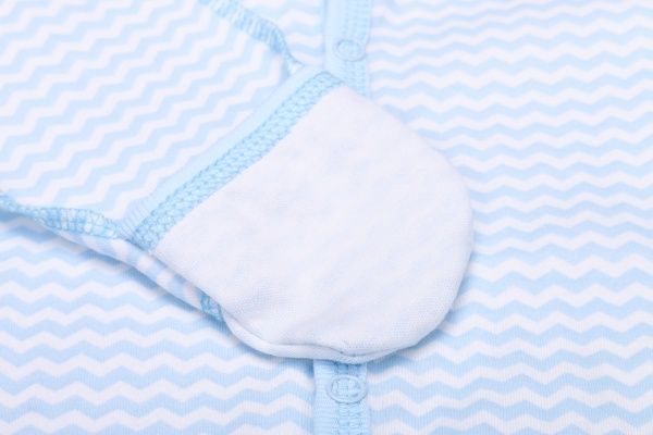 Комбинезон детский для мальчика Маленькие люди зигзаги 9301-110 р.62 голубой 