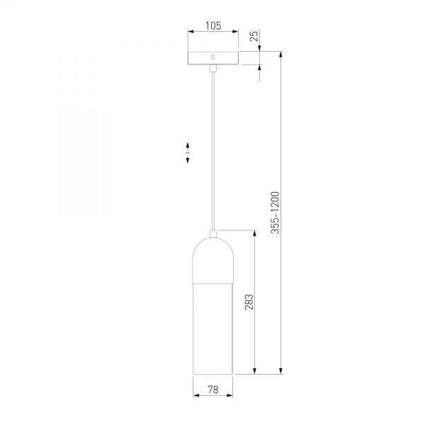 Подвес Strotskis Airon 1x40 Вт E27 янтарный 50180/1 (бурштиновий) 