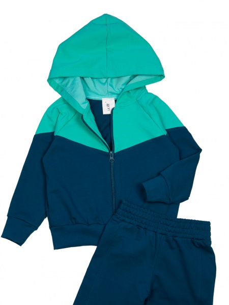 Спортивний костюм Luna Kids р.92-98 темно-синій/м'ятний 