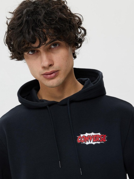 Джемпер Converse SHOE HERO HOODIE 10024614-001 р. S чорний