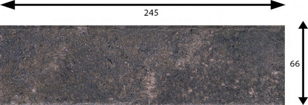 Клинкерная плитка Marsala antracite elewacja 24,5x6,6 (0,74) Ceramika Paradyz
