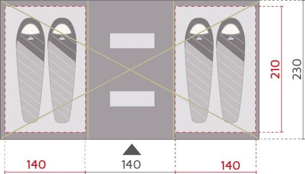 Палатка McKinley Family 20.4 289487-900287