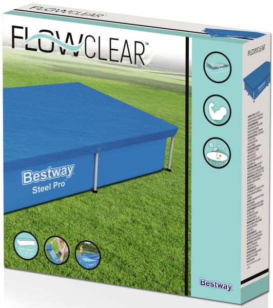 Тент для бассейна Bestway 224 х 154 см. для каркасных бассейнов 221 х 150 х 43 см.