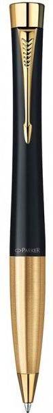 Ручка кулькова Parker Urban Muted Black із позолотою 