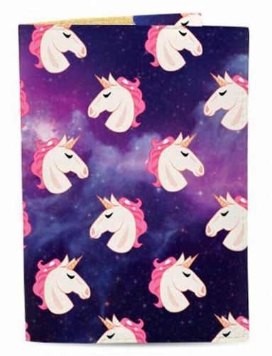 Обкладинка для паспорта Єдинороги в космосі 