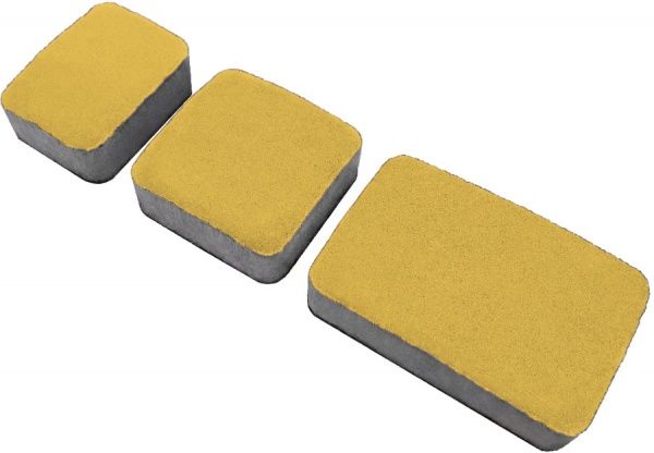 Тротуарна плитка Brukland Старе місто жовта Н = 45 мм