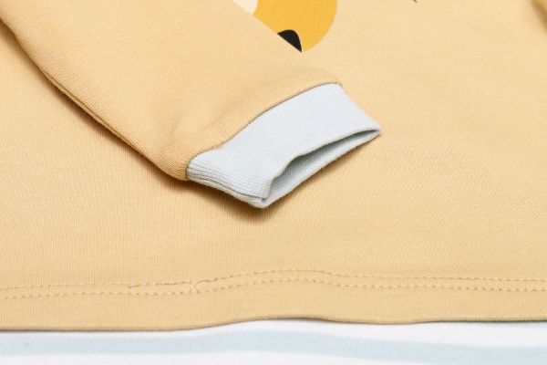 Боди Colibrі с длинным рукавом mommy's little bear р.62 соломенный/оливковый CLB005 