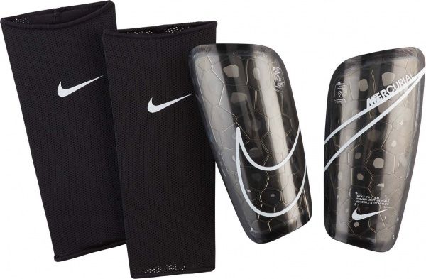 Щитки футбольные Nike Mercurial Lite р. L черный SP2120-013