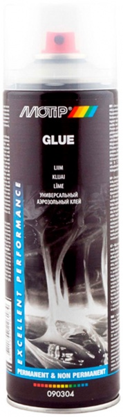 Клей аэрозольный Motip универсальный 500 мл