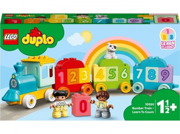 Конструктор LEGO DUPLO Поезд с цифрами — учимся считать 10954