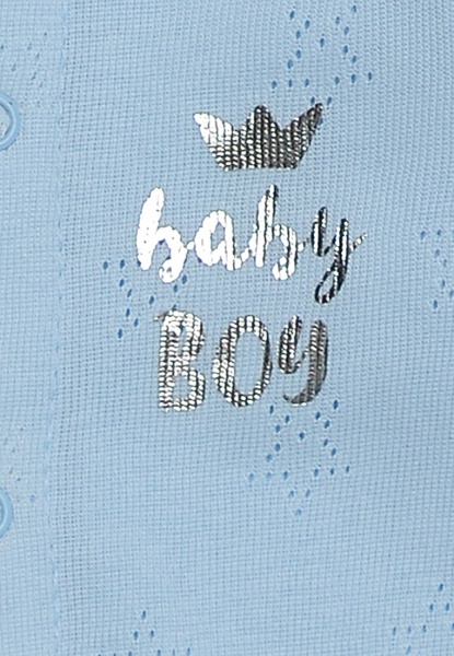 Человечек для мальчика Фламинго ясельный 382-1022 р.80 голубой 