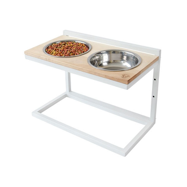 Миска двойная 10 центів для Джека №5 M/L/XL 2х1250 мл білий