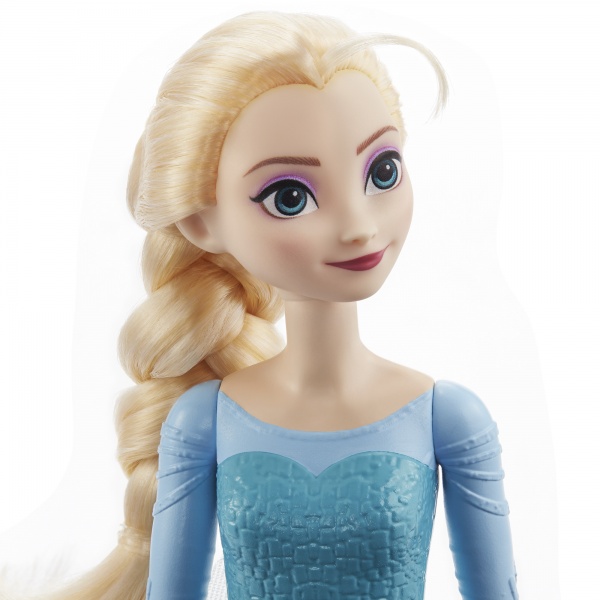 Кукла DISNEY FROZEN Эльза из м/ф Холодное сердце в платье со шлейфом HLW47