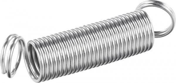 Пружина DC 50 мм d10x1 мм сріблястий металік