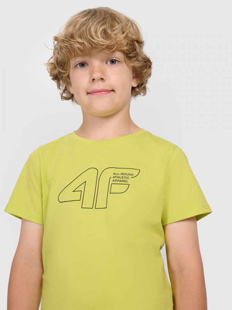 Футболка 4F TSHIRT M2417 4FJWAW25TTSHM2417-72S р.140 жовтий