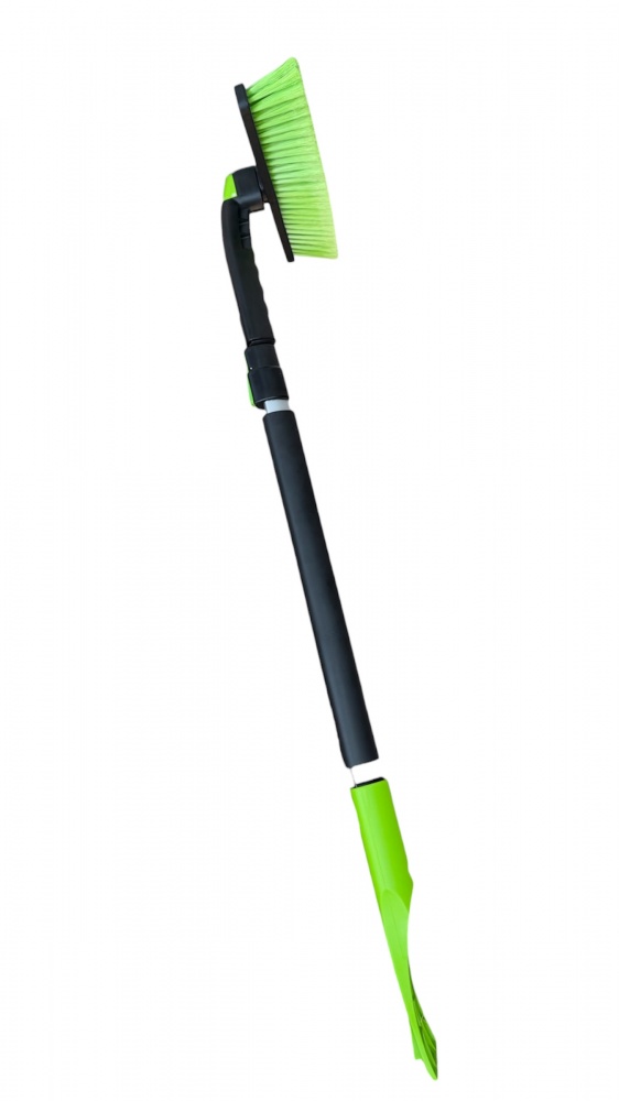 Телескопическая щетка TIMEAUTO 90-128 см с поворотной головкой и скребком