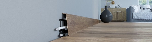 Плінтус ПВХ Arbiton INDO дуб лінгбург 70x2500 мм 