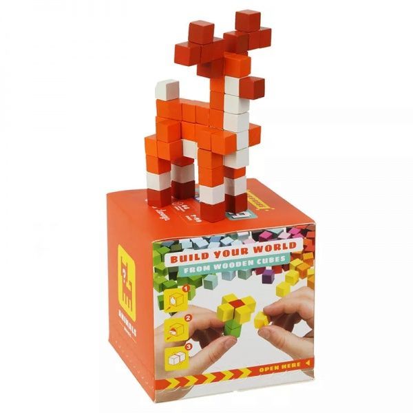 3D-конструктор Cubika деревянный World