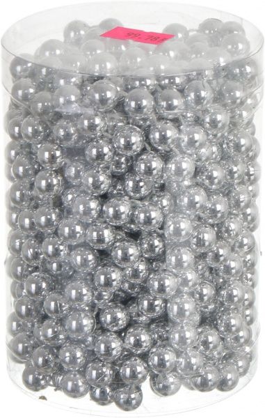 Декорация новогодняя Бусы серебрянные 1х800 см