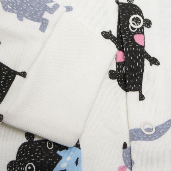 Боди Фламинго ясельный р.74 молочный 647-217 