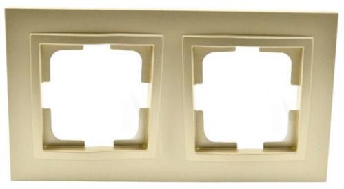 Рамка двухместная Mono Despina универсальная бронзовый 102-230000-161