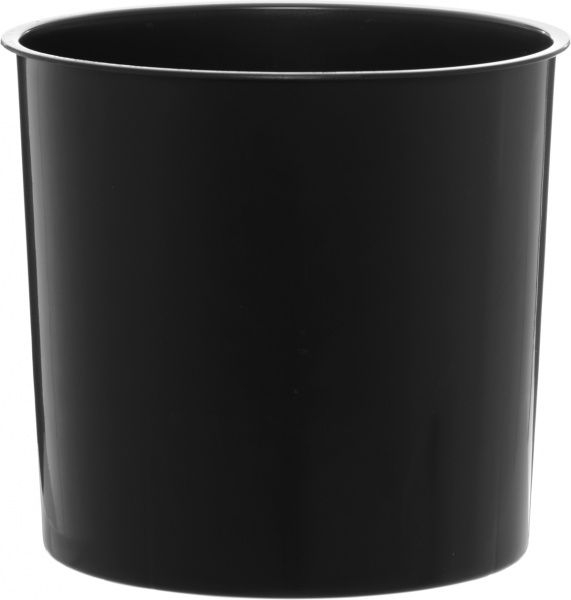Горщик пластиковий Lamela Лілія круглий 13,2л капучино/чорний 