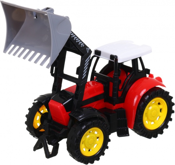 Игровой набор Shantou фермерский трактор с прицепом и фигурками красный JY238803