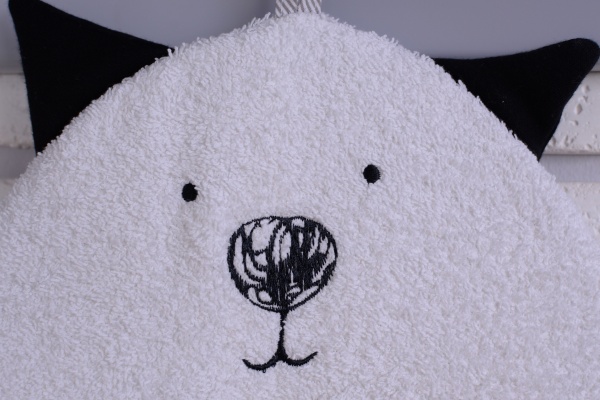 Пеленка после купания Baby Veres Cat 80x120 см белый 190.05 