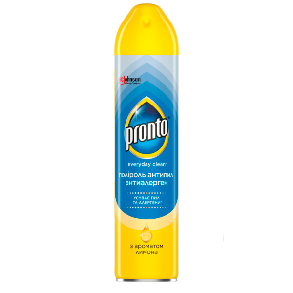 Поліроль для меблів Pronto Антипил і антиалерген 0,25 л