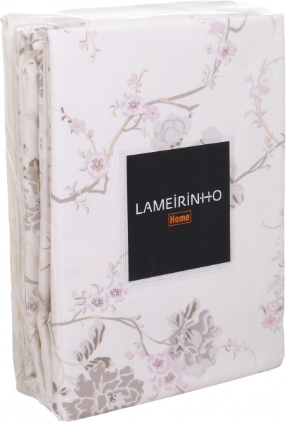 Комплект постельного белья Cosme семейный белый с рисунком Lameirinho 