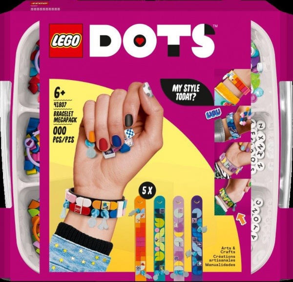Конструктор LEGO DOTS Меганабір для створення браслетів 41807
