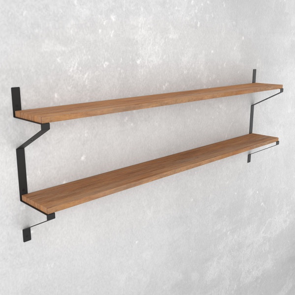 Кронштейн для полиць Valore Трикутник подвійний Loft SB-DT-21