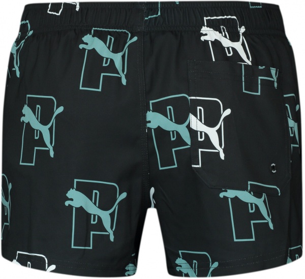 Шорты Puma SWIM MEN PRINT CAT LOGO SHORT SHORTS 1P 93806202 р. M черный