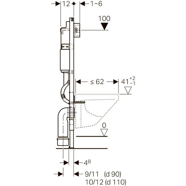 Система инсталляции Geberit Duofix 458.126.00.1